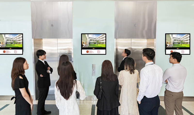 The building elevator communications segment