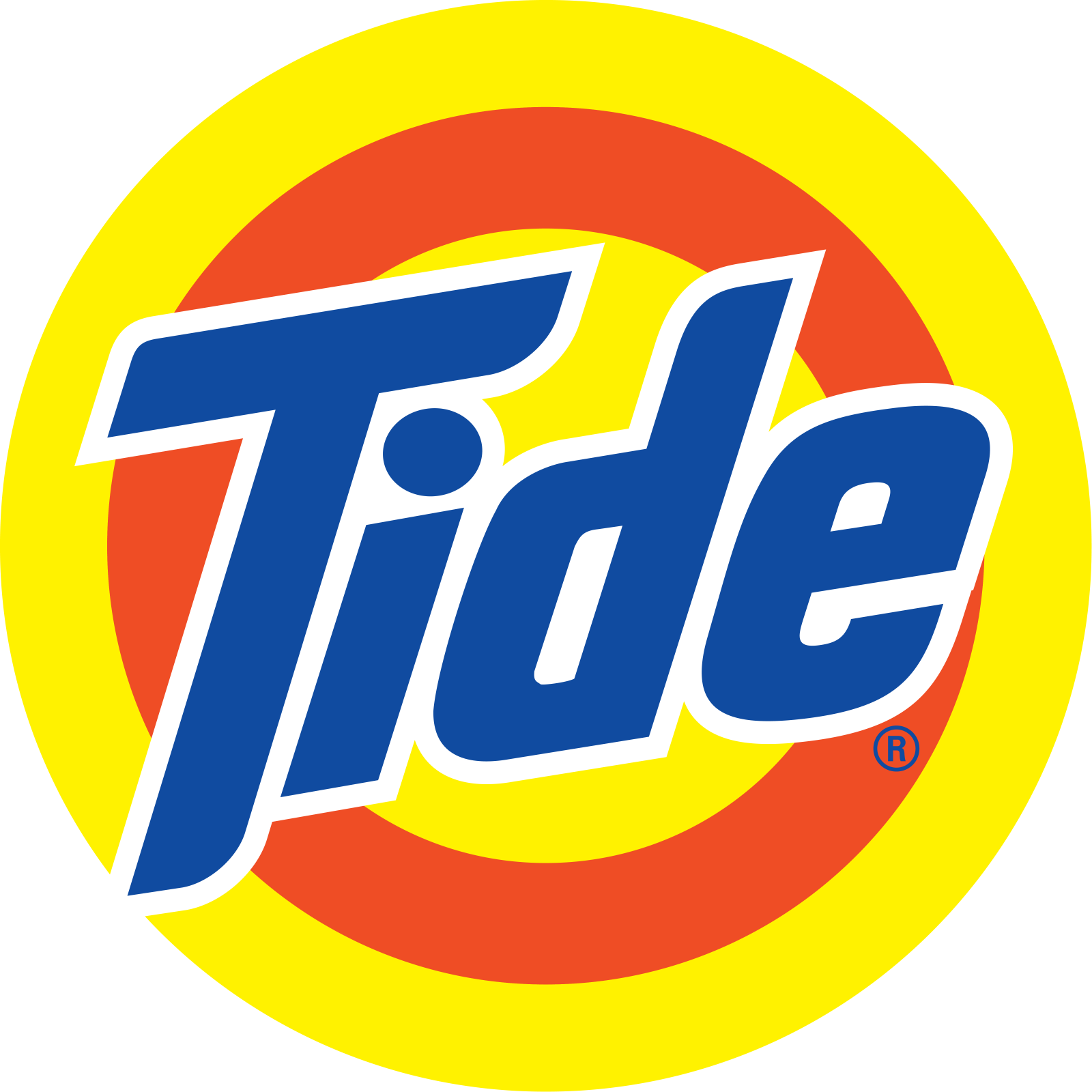 如果我们把文字“Tide”拿掉，剩下的其实就是一个靶子